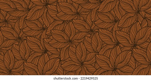 abtract leaf texture pattern vector background illustration