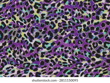 Abtract multicolored vector, trendy classic style, grunge leopard cheetah skin animal print skin, trendy fashionable all over print, y2k, hand drawn art suitable for pattern 