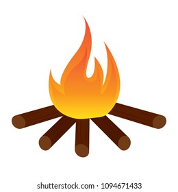 Abtract nature campfire