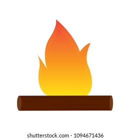 Abtract nature campfire