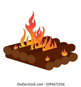 Abtract nature campfire