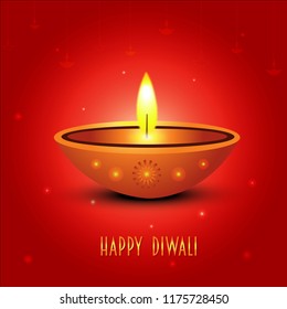 Abtract Orange Diwali Backround 2