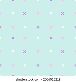 Abtract seamless pattern, purple, turquoise, white. Colorful pattern for multipurpose for textile, book, product packaging eps 10.