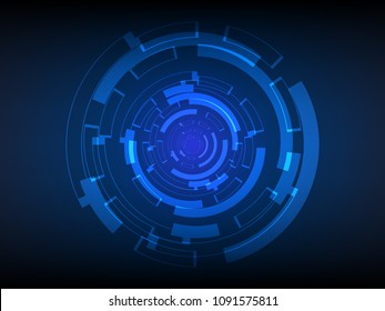 Abtract Technology background, cyber security concept, Sci fi futuristic background, Vector illustration.