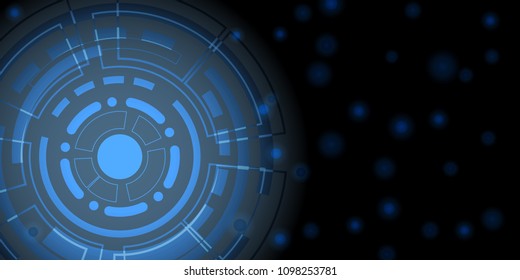 Abtract Technology background, cyber security concept, Sci fi futuristic background, Vector illustration.