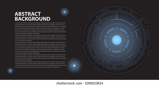 Abtract Technology background, cyber security concept, Sci fi futuristic background, Vector illustration.