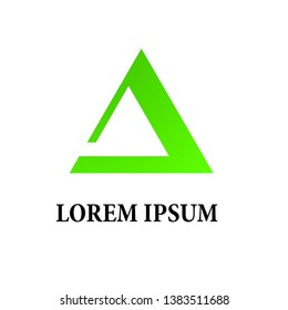 abtract triangle logo icon for house builder logo icon