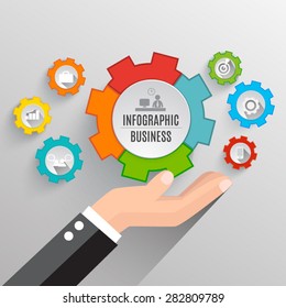 Abtract Vector infographic. Business concept.