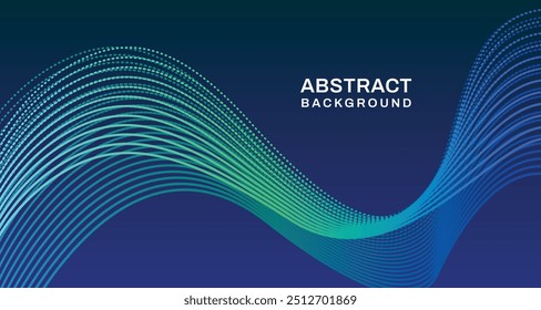 Abtract wave gradient background for company bussiness corporation and presentation. Colorfull gradient wave with well blended futuristic technology look