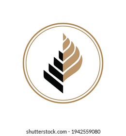 logotipo o icono de construcción abstract. EPS 10
