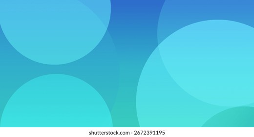 Abtstract gradient background from blue to green object. Amazing colorfull.