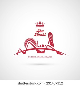 Abu Dhabi symbol - vector illustration