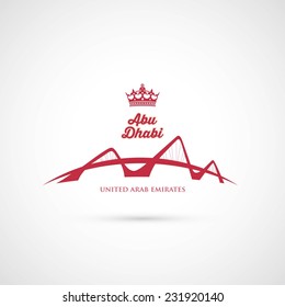 Abu Dhabi symbol - vector illustration
