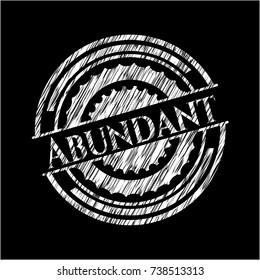 Abundant with chalkboard texture