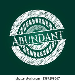 Abundant with chalkboard texture. Vector Illustration. Detailed.