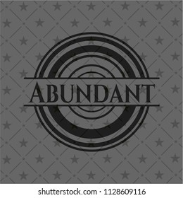 Abundant dark emblem