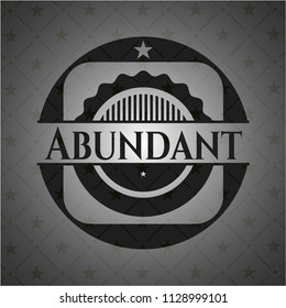 Abundant dark emblem