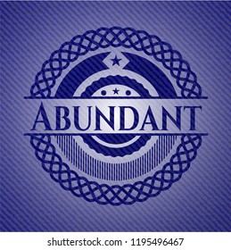 Abundant denim background