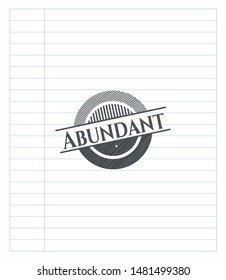 Abundant draw with pencil effect. Vector Illustration. Detailed.