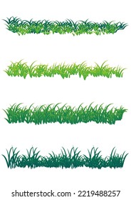 Abundant green grass is beautiful 