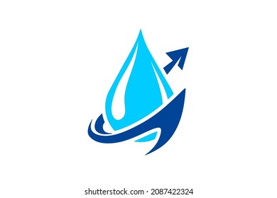 Abundant Spring Water Vector Illustration Design