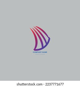Abustract logo design of vector