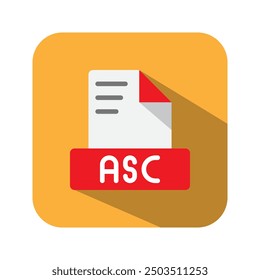 Abw document file type flat icon. symbol file format. Can be used for websites, software, UI and mobile apps.