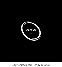 Monograma de Vector de Plantilla de diseño de logotipo ABW. Letras modernas ABW. Logotipo del concepto. Elemento de diseño de Vector plano. Monograma ABW




