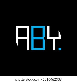 Diseño del logotipo de ABY, logotipo simple y moderno de ABY.
 Diseño de alfabeto de lujo ABY