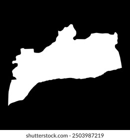 Abyan governorate, administrative division of the country of Yemen. Vector illustration.