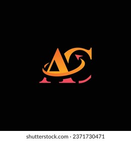 AC aerospace creative logo design