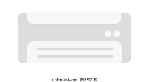 ac, air conditioner.  flat minimalist design vector eps 10