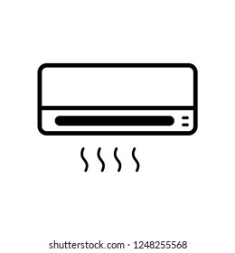 ac, air conditioner icon vector