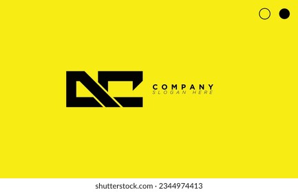 AC Alphabet letters Initial Monogram Logo CA, A und C