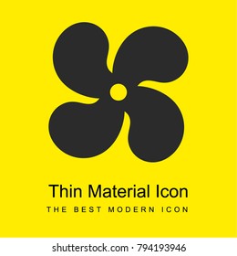 AC bright yellow material minimal icon or logo design
