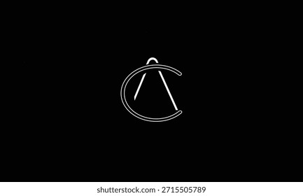 AC, CA ABSTRACT LETTER LOGO MONOGRAM