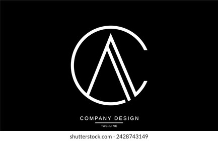 AC, CA Abstract Letters Logo Monogram Design