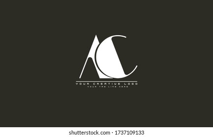 Ac Ca Abstract Vector Logo Monogram Stock Vector (Royalty Free ...