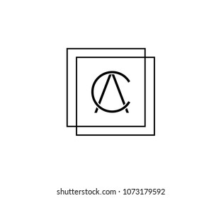 AC or CA company linked letter logo