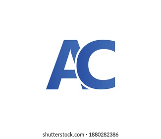 AC CA LETTER LOGO DESIGN VECTOR TEMPLATE