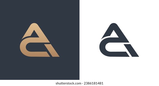 AC, CA Letter Logo Vector Template Abstract Monogram Symbol . Usable for Business sport, technology, fashion, digital And future creative logo