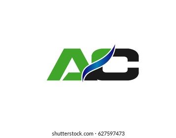 AC company group linked letter logo
