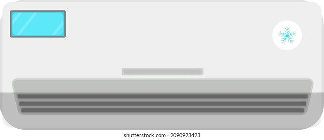 AC condition, illustration, vector on a white background.