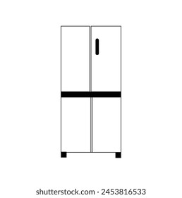 AC-Kühlklimagerät Vektorgrafik Design und Line Art. AC-Klimaanlage Vektorbilder.
