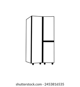 Diseño de Vector de aire acondicionado de enfriamiento de CA y arte de línea. Imágenes vectoriales de aire acondicionado de CA.
