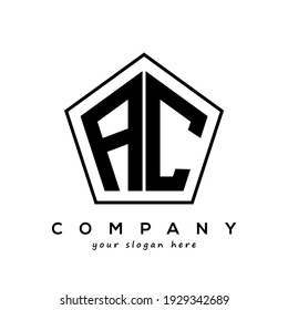 AC creative letter logo design