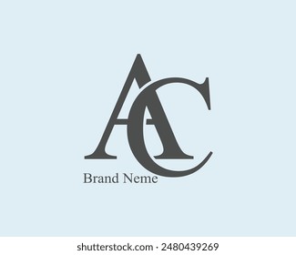 AC creative logo simple logo illustration