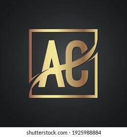 AC creative luxury letter logo