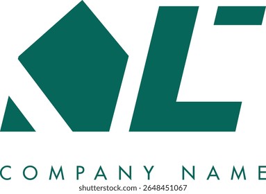 AC diseño de Vector de logotipo de letra abstracta moderna creativa. Utilizable para su empresa o negocio e identidad de marca.