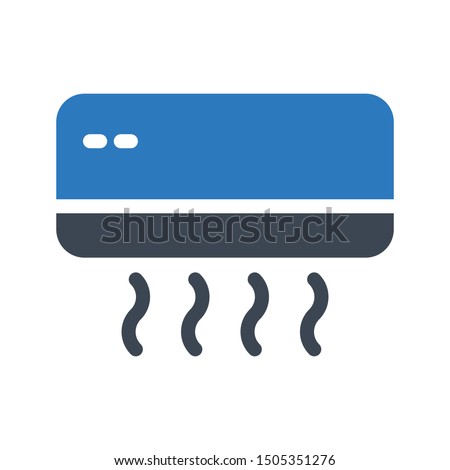 ac glyph color vector icon